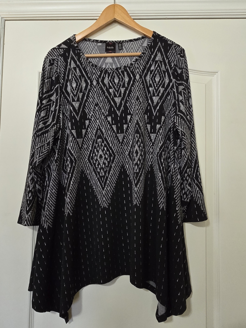 Rafaella Monochrome Geometric Swing Tunic